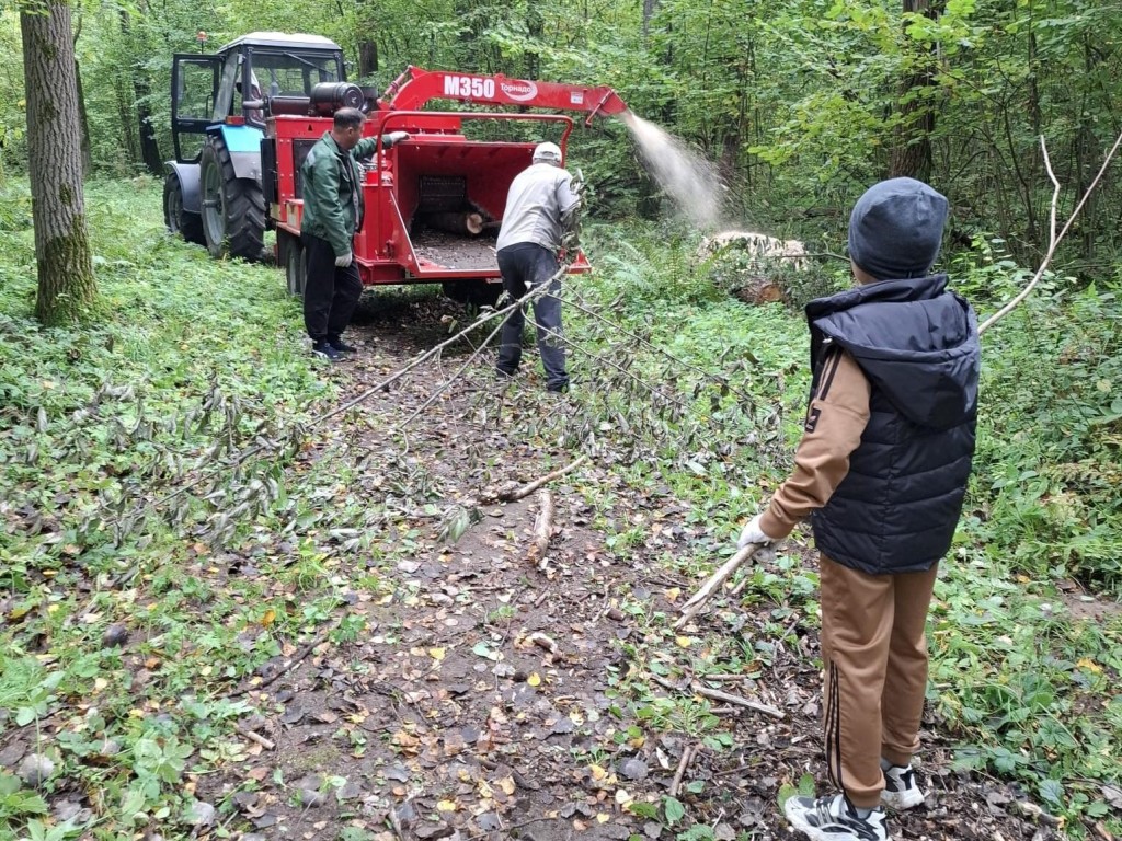 В Орешнике прошел масштабный субботник