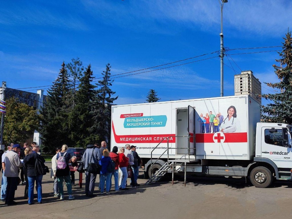 В октябре мобильный медицинский пункт посетит шесть населенных пунктов Одинцовского округа