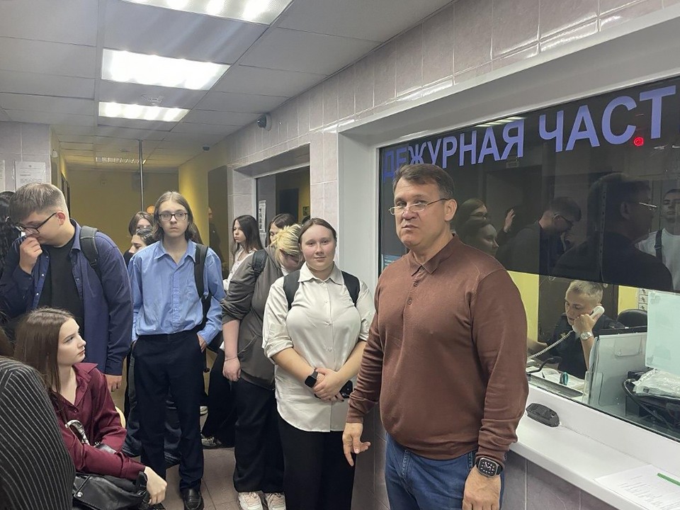 Студенты колледжа посетили отдел полиции в Химках