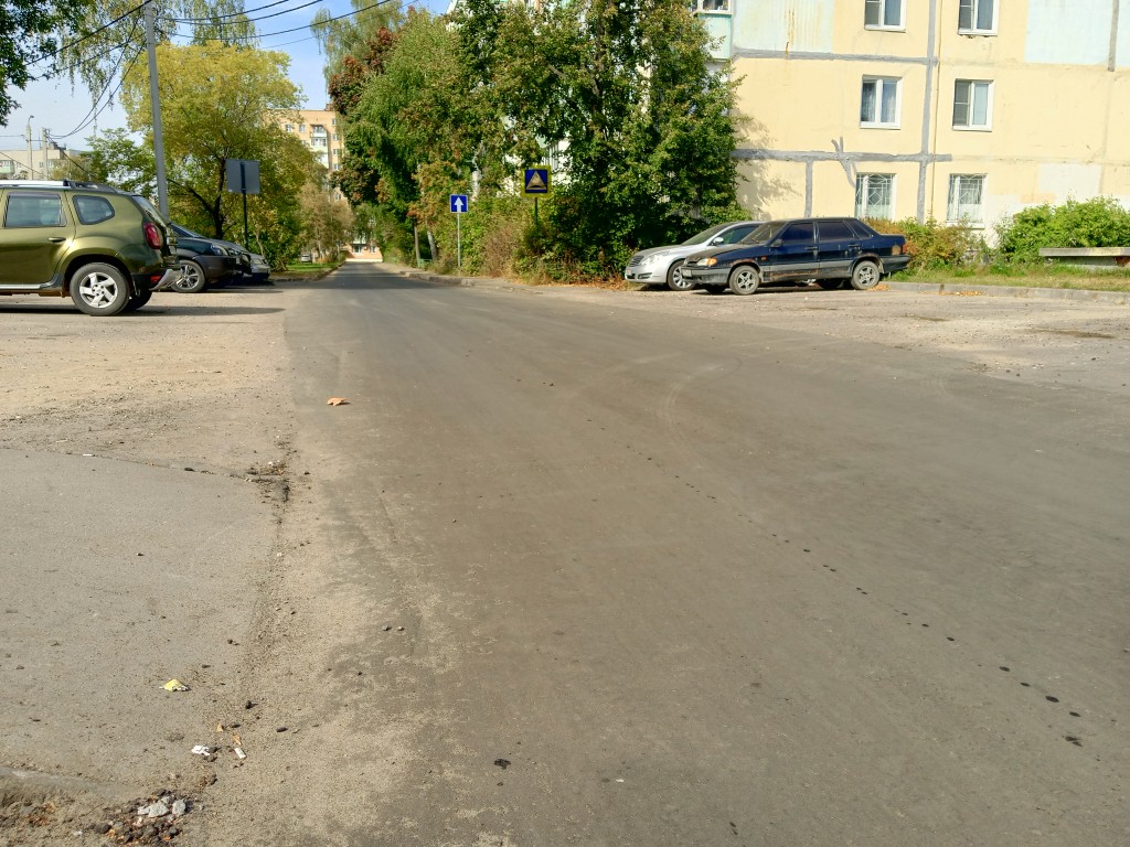 Строители завершили обновление дворов во 2-м микрорайоне Егорьевска
