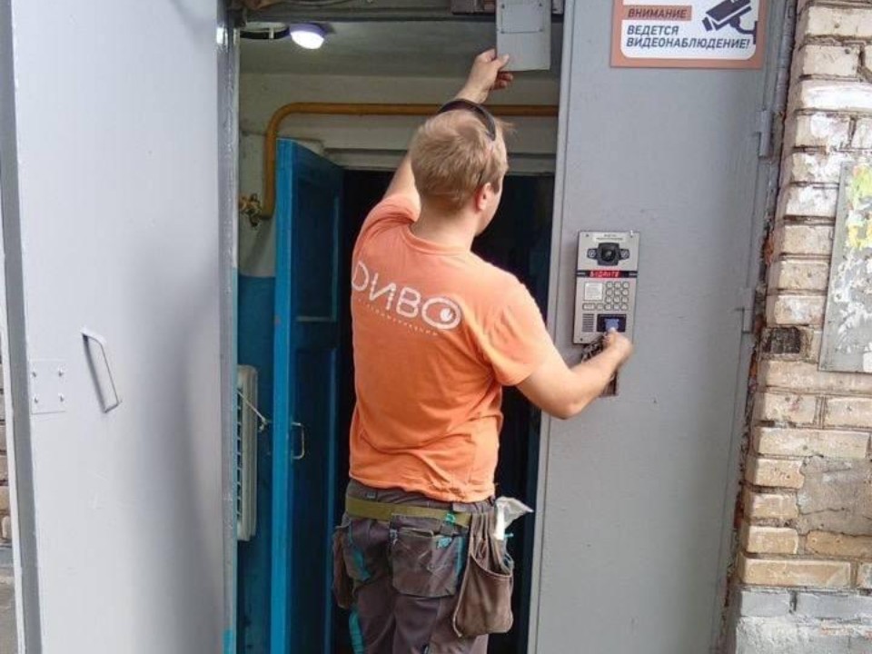 В Сергиевом Посаде установили новые видеодомофоны в двух домах