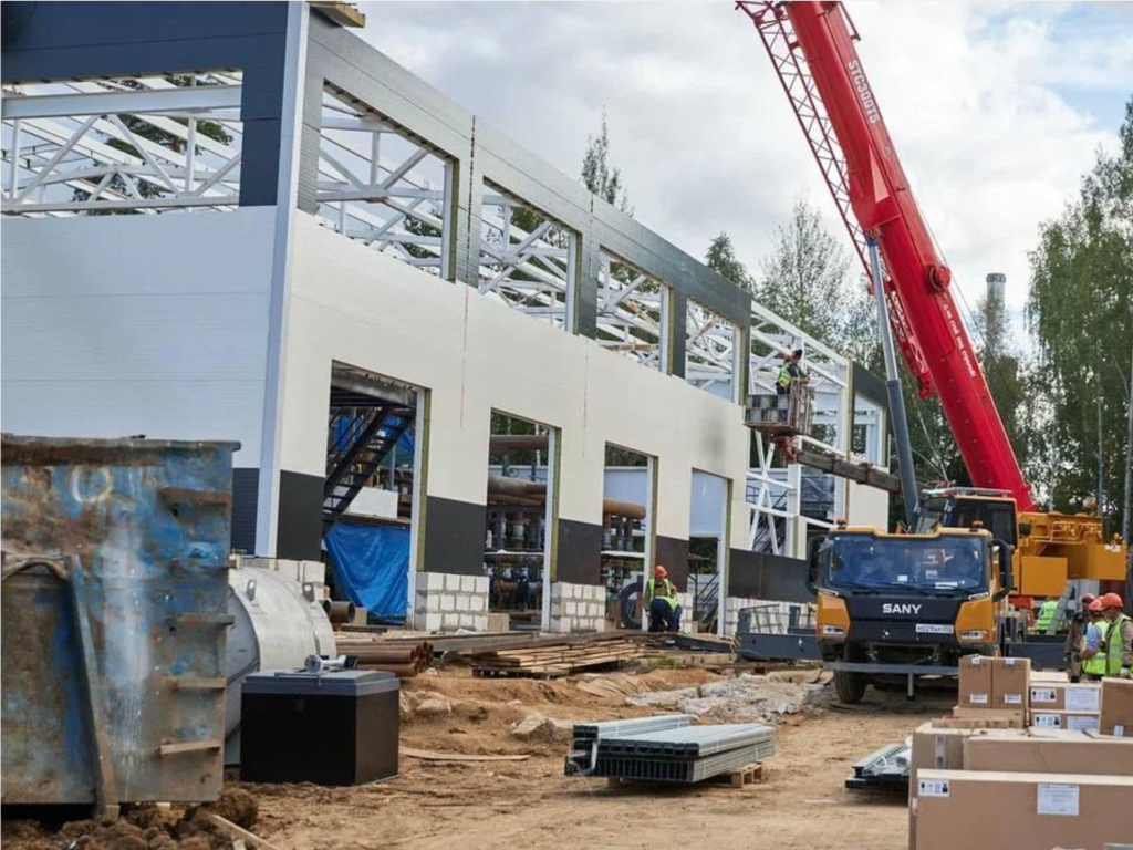 В Менделееве завершили основной этап строительства котельной
