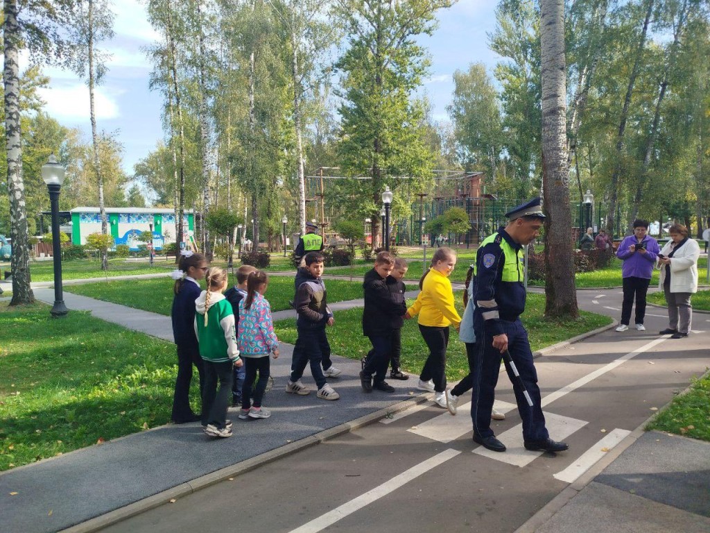 Акция по безопасности дорожного движения прошла в Подмосковье
