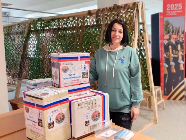 Волонтеры Солнечногорска отправят бойцам СВО 500 упаковок сухого душа