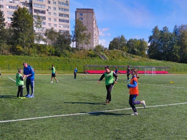 В Сергиевом Посаде особенные дети играют в футбол