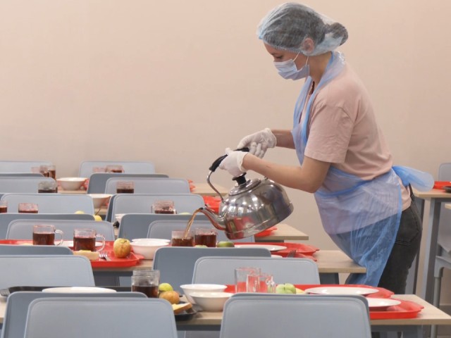 В школе №1 обновили пищеблок и ввели новое меню для учеников