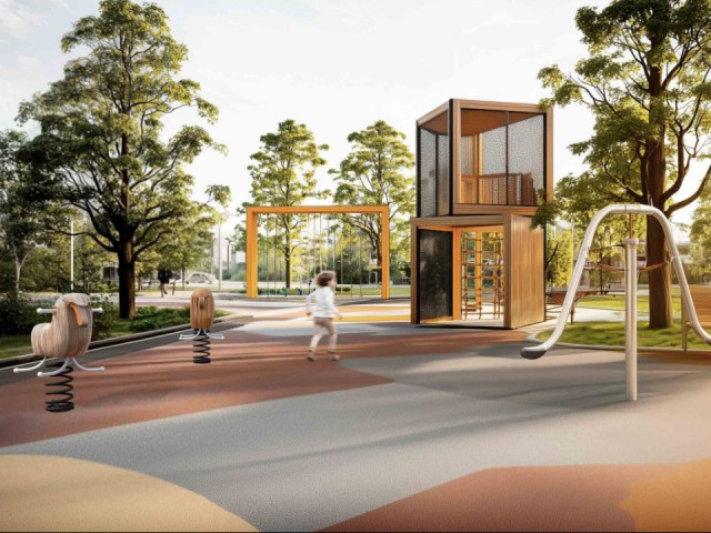 Сквер с детской и спортивной площадками обустроят на улице Октября