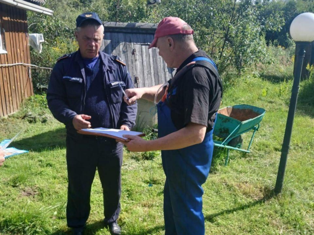 Правила использования печей и обогревателей напомнили жителям поселка Сазоново