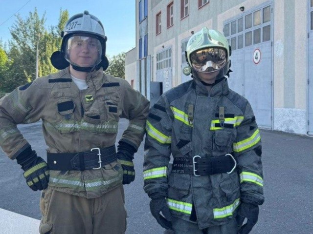 Пожарные провели открытый урок для школьников