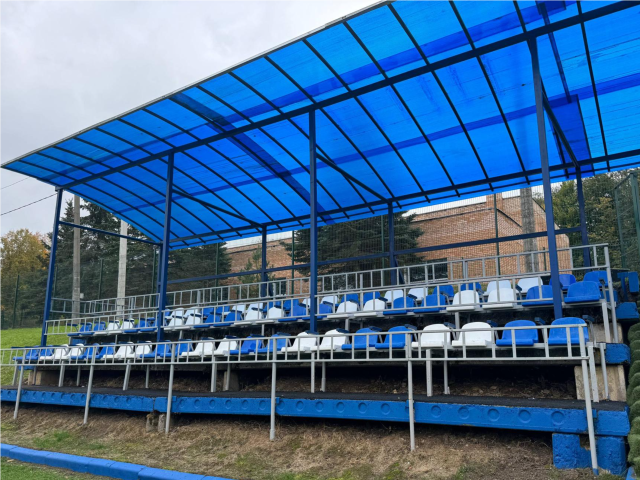 Отремонтированный Дворец спорта поселка Гидроузел украсят мотивирующим граффити