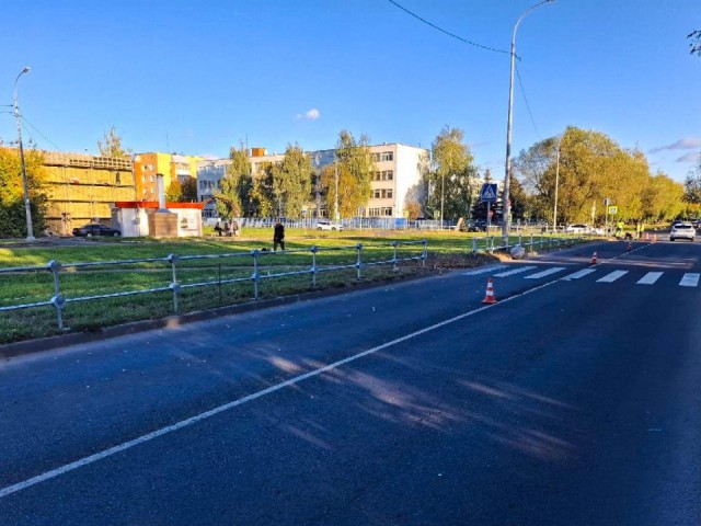 Установка дорожных ограждений началась в Серпухове