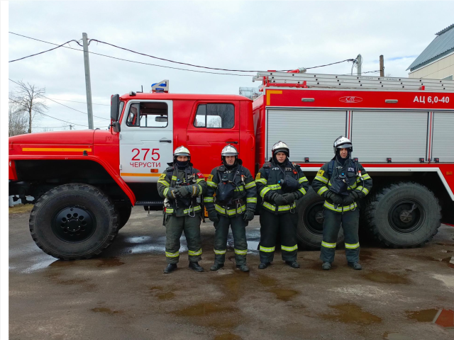 Спасатели помогли медикам транспортировать жителя округа Шатура
