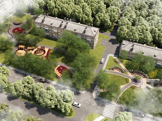 В Рузе на Социалистической улице начались работы по прокладке коммуникаций в новом сквере