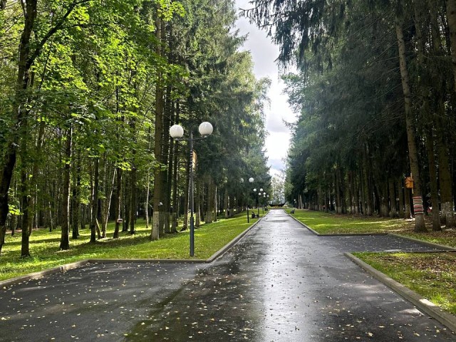 Парк в Волоколамске перешел на осенне-зимний режим работы