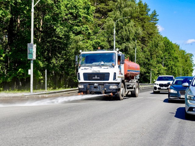 Мосавтодор привел в порядок дорожную инфраструктуру Лобни