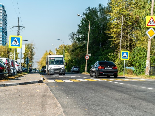 В Королеве Мосавтодор привел в порядок дорожную инфраструктуру