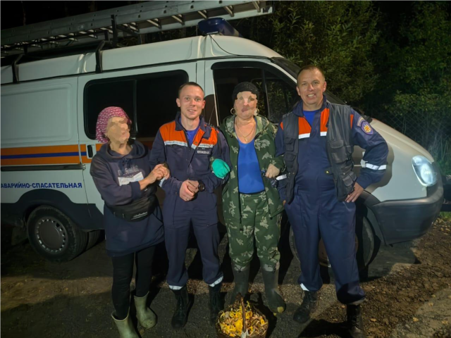 В Ступине спасатели оказали помощь двум пенсионеркам, которые потерялись в лесу