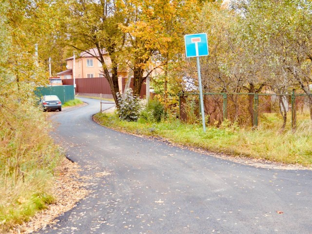 В Псареве завершили ремонт дороги