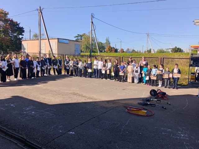 В Серебряных Прудах провели учения по пожарной безопасности