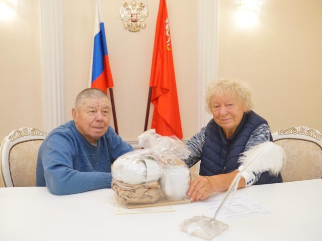 Супруги Крыловы из Люберец отпраздновали золотую свадьбу