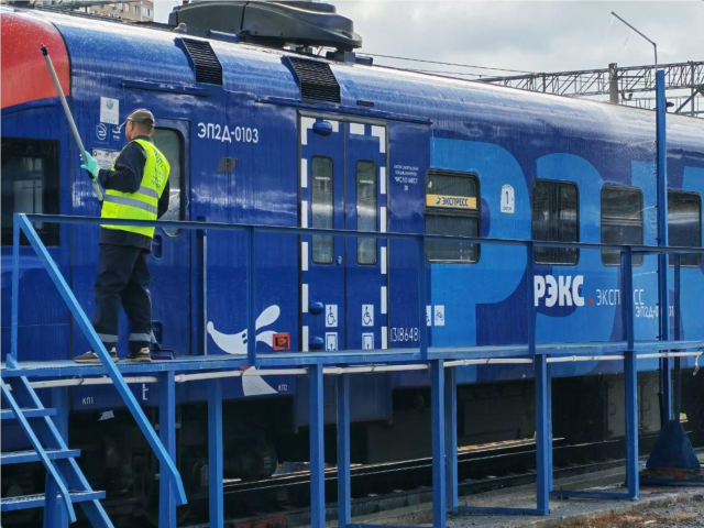 Инновационная мойка поездов: в Лобне запустили современный комплекс обслуживания