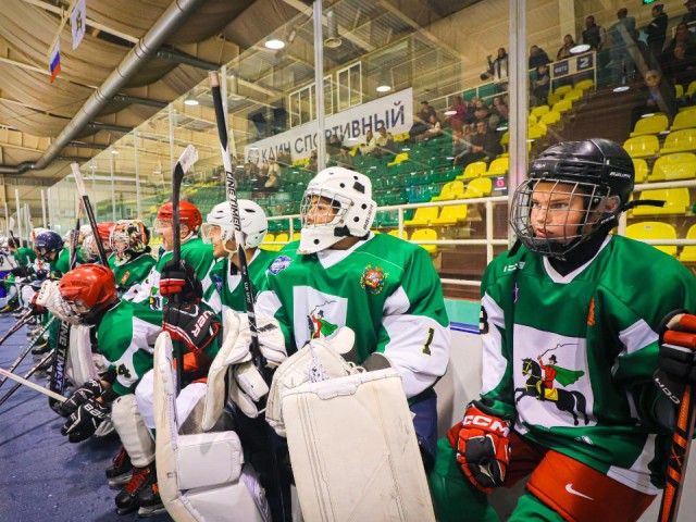 Клинские хоккеисты обыграли команду блогеров и звезд шоу-бизнеса