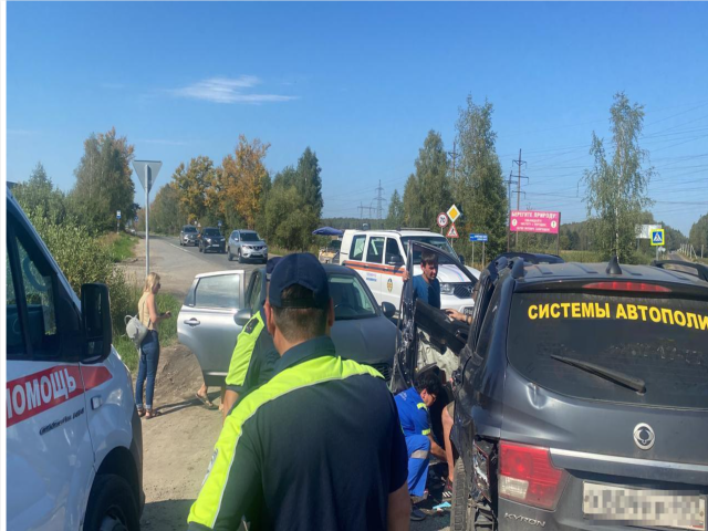 Спасатели оказали помощь пострадавшему в ДТП в Чеховском округе
