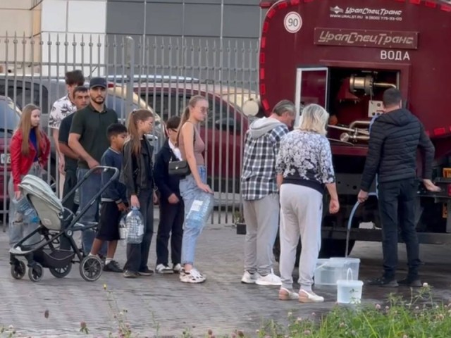 В Голубом организовали подвоз технической воды для жителей