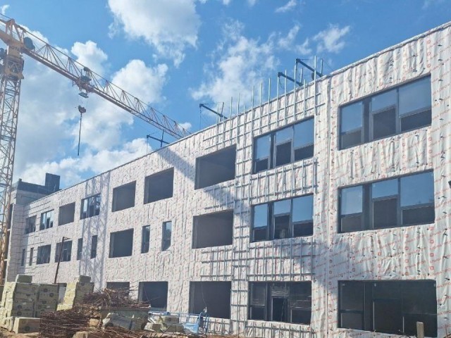 В школе Дмитрова строят новый учебный корпус