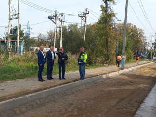 Заездной карман возле гимназии доделают к концу сентября