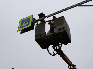 В Павлово-Посадском округе обновили дорожные знаки и светофоры