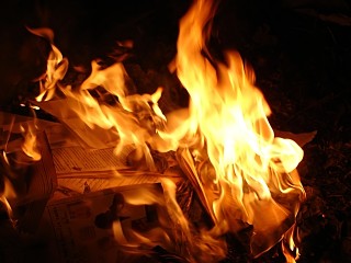 В Ленинском округе обнаружили маленьких поджигателей