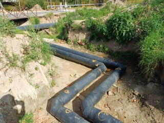 На Красноармейской меняют систему теплоснабжения по новой технологии