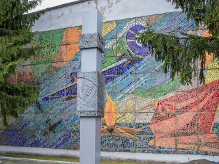 При реконструкции спортшколы «Старый городок» сохранят мозаичное панно