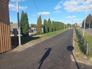 В преддверии Дня города Орехово-Зуево благоустроили тротуар на улице Якова Флиера