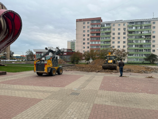 Реконструкция площади Молодежная началась в Наро-Фоминске