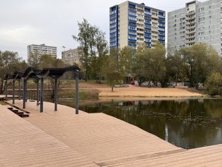 Строители рассказали, какие обновления ждут Комсомольский пруд в Одинцове