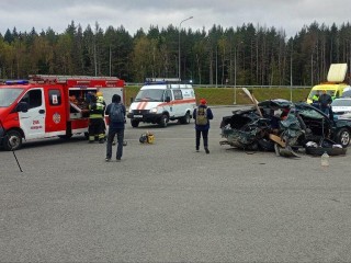 Спасатели в Одинцове отработали ликвидацию последствий крупного ДТП