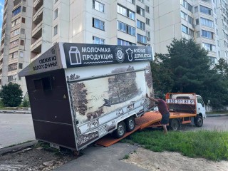 С начала года на щелковских улицах демонтировали 77 устаревших торговых палаток