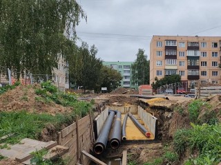 Строительство участка тепловых сетей на Москворецкой улице завершат досрочно
