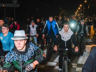 В Орехово-Зуеве прошел пробег «ВелоНочь»