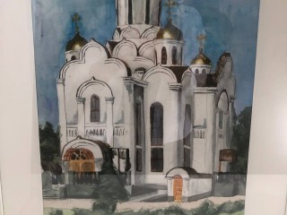 Ночной город, цветы и первые штрихи осени: в ДШИ Видного прошла выставка