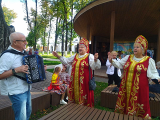 В Верее прошел шестнадцатый фестиваль народного творчества «Играй, гармонь, звучи, частушка!»