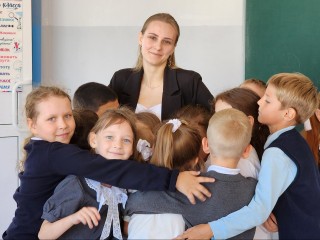 Студентка педвуза теперь преподает в Тучковской школе
