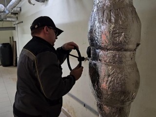 «К зиме готовы»: на индивидуальном тепловом пункте по ул. Гагарина выполнили пробную топку