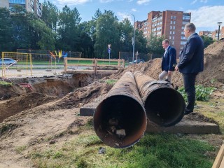 Монтаж нового трубопровода в наукограде выполнен на 70%