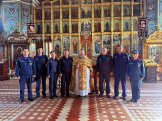 Спасатели Подмосковья помолились у иконы с особой силой