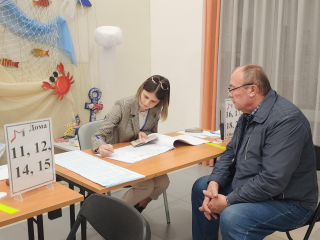 В Молодежном завершился второй день голосования