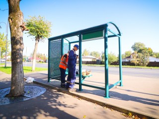 В Высоковске оборудовали новую остановку
