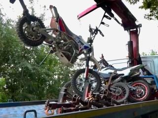 ГИБДД Домодедова предупреждает об опасности поездок по городу на питбайке